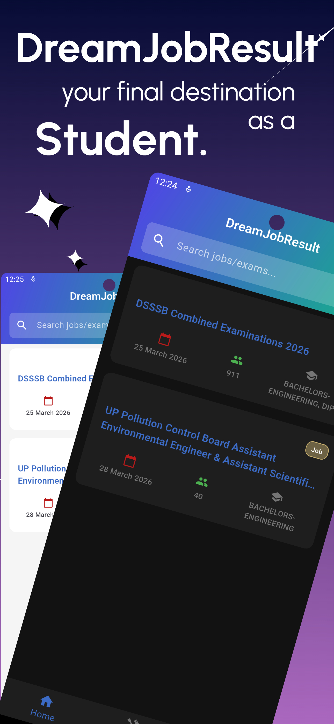 StudTools app home screen